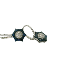 Earrings Recarlo Woman in Gold Zaffiro 0.80 Ct XD 076/BZB - XD 076/BZB
